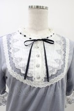 画像3: axes femme / レイヤード風ブロッキングプルオーバー M サックス H-26-06-02-1053-AX-TO-NS-ZH (3)