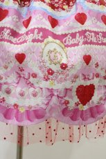 画像5: BABY,THE STARS SHINE BRIGHT / Strawberry Sweet Heart Cake柄Heartyジャンパースカート&カチューシャセット Free エンジ H-26-06-02-1010-BA-OP-NS-ZH (5)