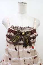 画像4: BABY,THE STARS SHINE BRIGHT / Fondant Chocolat Nounours Collection柄ベビードールジャンパースカート Free ベージュ H-26-06-02-1013-BA-OP-NS-ZH (4)