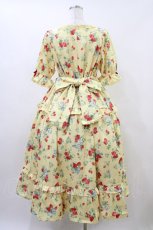 画像2: axes femme kawaii / クラシックベリーワンピース M イエロー H-26-06-02-1017-AX-OP-NS-ZH (2)