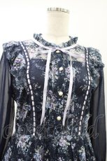 画像3: axes femme / フローラルレースワンピース M ネイビー H-26-06-02-1020-AX-OP-NS-ZH (3)
