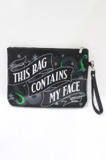 画像2: KILL STAR / Toiletry bag  黒 H-26-06-02-065-PU-BG-KB-ZH (2)