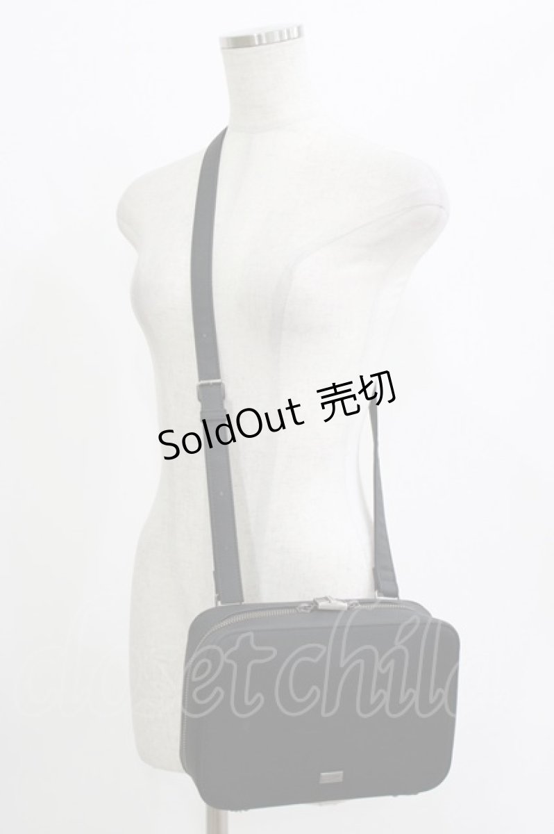 画像1: Jean Paul GAULTIER / ロゴプレートショルダー  黒 H-26-06-02-069-GO-BG-KB-ZH (1)