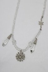 画像1: MILK / SNOW FRIENDSネックレス  クリスタル×シルバー H-26-06-02-070-ML-AC-KB-ZH (1)