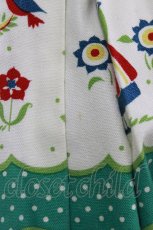 画像5: Jane Marple / プリントタックスカート  グリーン H-26-06-02-009-JM-SK-KB-ZH (5)
