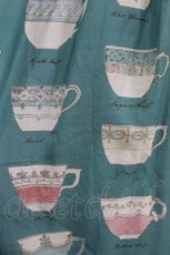 画像4: Jane Marple Dans Le Salon / British potteriesノースリーブドレス  ピーコックブルー H-26-06-02-001-JM-OP-KB-ZH (4)
