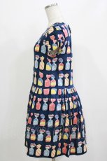 画像2: Jane Marple / Fruit Candyミニワンピース M ネイビー H-26-06-02-010-JM-OP-AK-ZH (2)