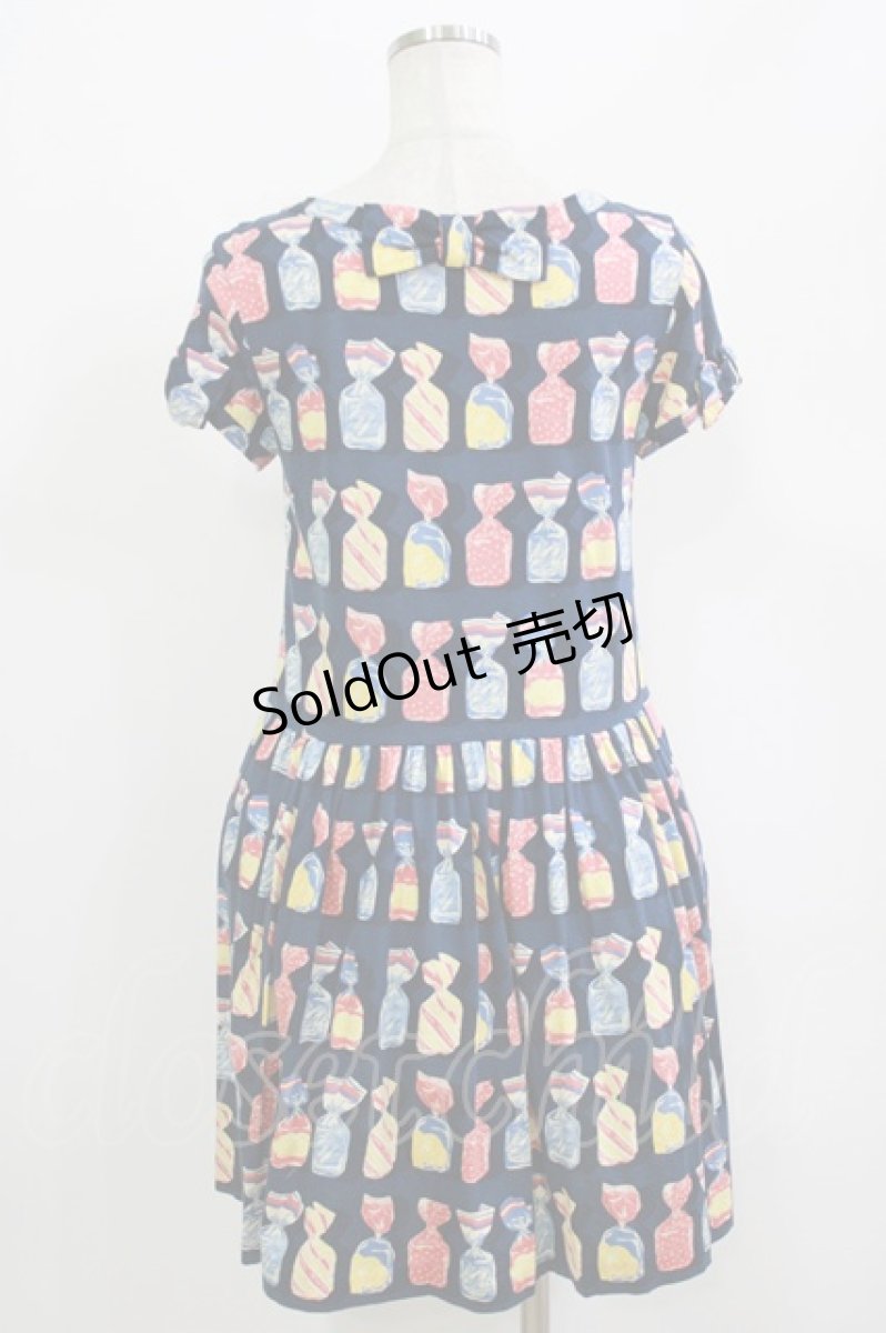 画像3: Jane Marple / Fruit Candyミニワンピース M ネイビー H-26-06-02-010-JM-OP-AK-ZH (3)