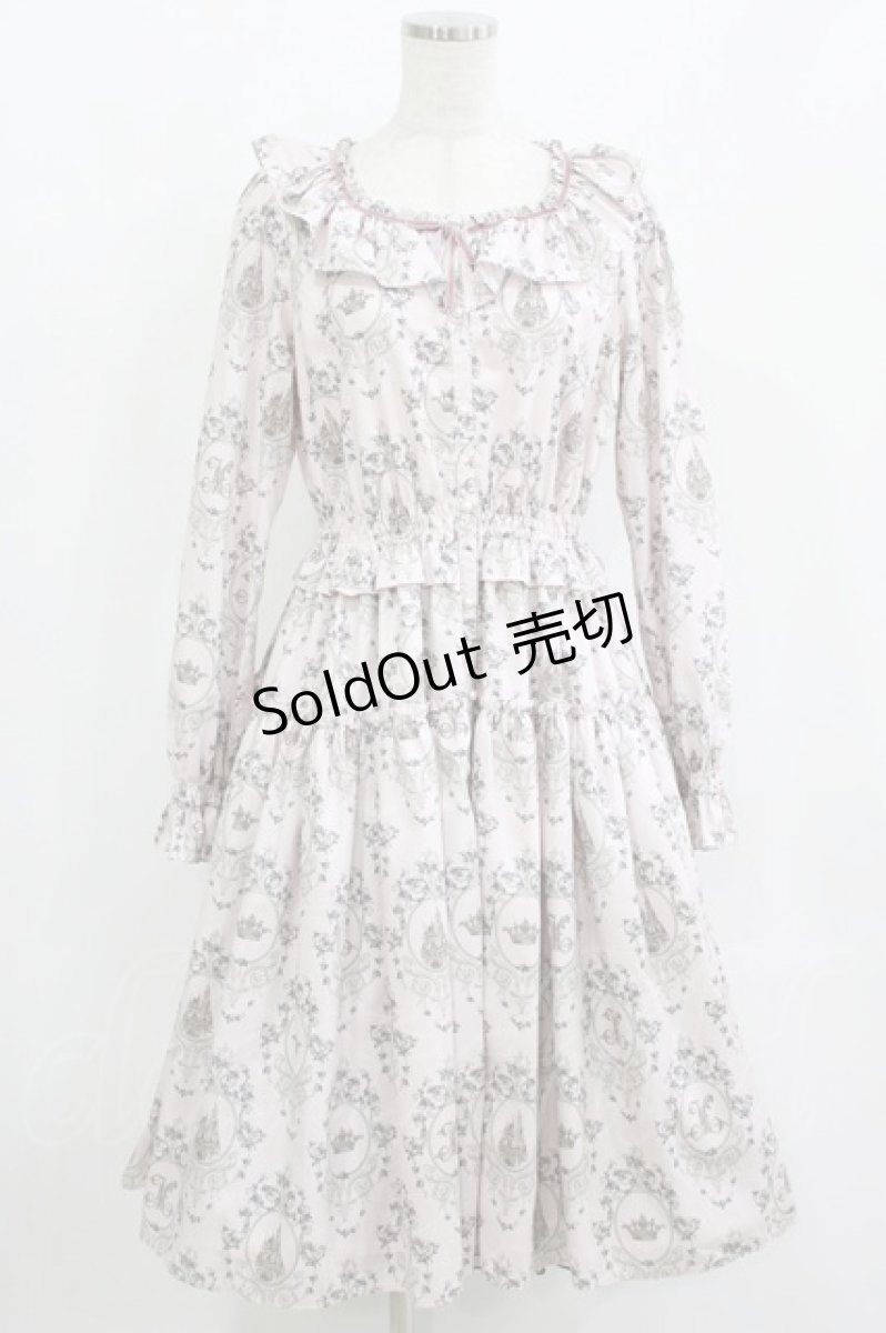 画像1: Melody BasKet / Rose Princessブラウスワンピース M ピンク H-26-06-02-002-LO-OP-KB-ZH (1)