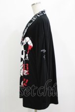 画像2: SEX POT ReVeNGe / プリントカットソー F 黒 H-26-06-02-015-SP-TS-AK-ZH (2)