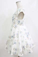 画像2: evelyn / 花柄ワンピース Free 白/ブルー H-26-06-03-028-LO-OP-NS-ZH (2)