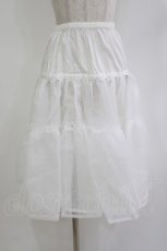 画像1: Innocent World / オーガンジーパニエ M/70cm 白 H-26-06-03-038-IW-SK-NS-ZH (1)
