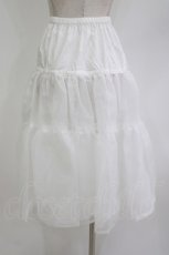 画像2: Innocent World / オーガンジーパニエ M/70cm 白 H-26-06-03-038-IW-SK-NS-ZH (2)