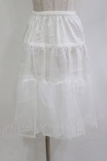 画像1: Innocent World / オーガンジーパニエ M/62cm 白 H-26-06-03-041-IW-SK-NS-ZH (1)
