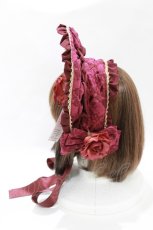 画像2: metamorphose / Dim lightハーフボンネット  えんじ H-26-06-03-055-ME-AC-NS-ZH (2)