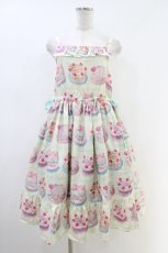 画像1: Emily Temple cute / Decoration CAKEキャミソールワンピース M クリーム H-26-06-03-1034-ET-OP-AK-ZH (1)