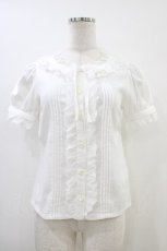 画像1: MILK / キャロラインブラウス  オフ H-26-06-03-1051-ML-BL-AK-ZH (1)