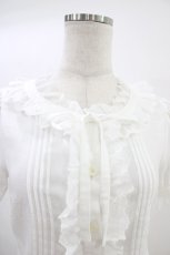 画像3: MILK / キャロラインブラウス  オフ H-26-06-03-1051-ML-BL-AK-ZH (3)