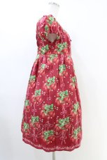 画像3: Emily Temple cute / Strawberry Ribbon treeハイウエストワンピース M レッド H-26-06-03-1025-ET-OP-AK-ZH (3)