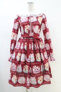 Emily Temple cute / Decoration CAKEワンピース S レッド H-26-06-03