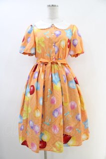 Emily Temple Cute pop'n CANDY ワンピース オレンジ Emily Temple cute / Balloonワンピース オレンジ H-26-06-03-1027-ET