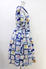 画像3: Emily Temple cute / BATH TIMEワンピース M ブルー H-26-06-03-1029-ET-OP-AK-ZH (3)