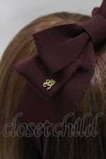 画像2: Innocent World / フロントリボンカチューシャ  ボルドー H-26-06-03-070-IW-AC-NS-ZH (2)