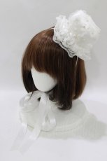 画像1: metamorphose / 王冠型ヘッドドレス  白 H-26-06-03-075-ME-AC-NS-ZH (1)