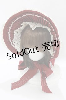Innocent World / トーションレースドールボンネット レッド H-26-06