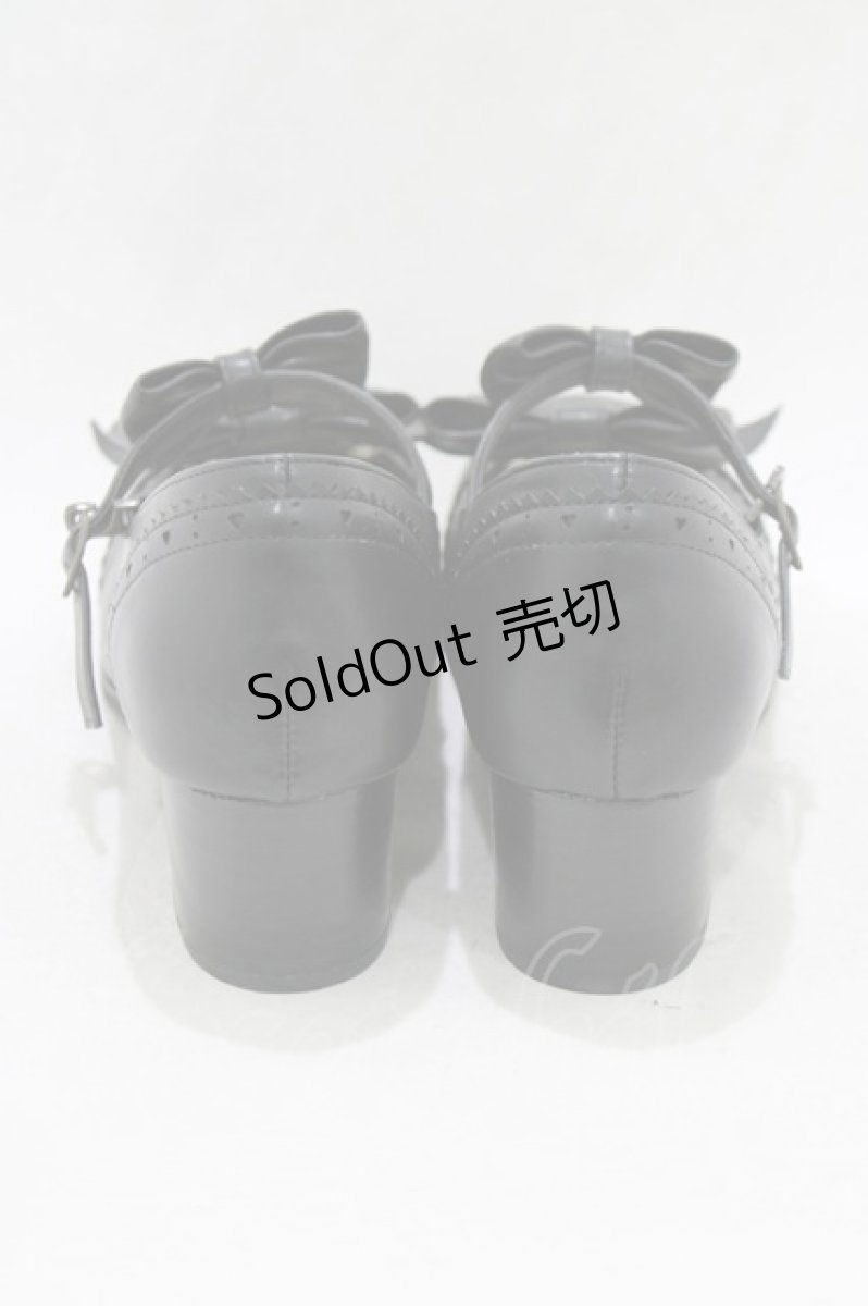 画像3: metamorphose / リボンストラップシューズ 3L/26.5cm程度 ブラック H-26-06-03-080-ME-SH-NS-ZH (3)