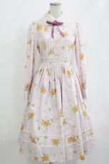 画像1: Innocent World / 金木犀丸衿ワンピース M ピンク H-26-06-03-012-IW-OP-NS-ZH (1)