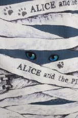 画像4: ALICE and the PIRATES / くるくる包帯とにゃんにゃんかくれんぼ柄ワンピース Free オフ/ネイビー H-26-06-03-002-PA-OP-NS-ZH (4)