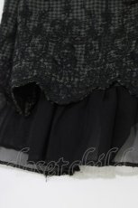 画像5: axes femme / 裾刺繍使いハイウエストスカート M グリーン H-26-06-04-037-AX-SK-NS-ZH (5)