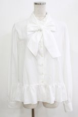 画像1: Perla nell' ostrica / Thetis Blouse L 白 H-26-06-04-050-LO-BL-NS-ZH (1)