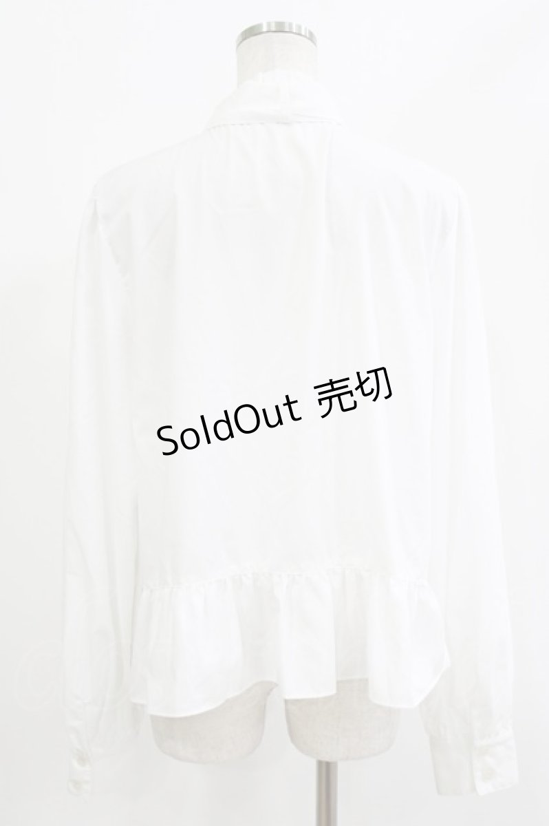 画像2: Perla nell' ostrica / Thetis Blouse L 白 H-26-06-04-050-LO-BL-NS-ZH (2)