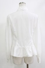 画像2: Perla nell' ostrica / Thetis Blouse M 白 H-26-06-04-051-LO-BL-NS-ZH (2)