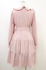 画像2: Ank Rouge / ティアードワンピース M ピンク/ブラック H-26-06-04-1029-CA-OP-NS-ZH (2)