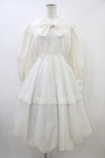 画像1: Swankiss / オーガンジーワンピース Free オフ H-26-06-04-1030-CA-OP-NS-ZH (1)
