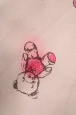 画像4: Ank Rouge / テディベア柄ワンピース M ピンク H-26-06-04-1049-CA-OP-NS-ZH (4)