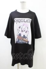 画像1: Ank Rouge / meiji×sakiプリントBigTe M ブラック H-26-06-04-1055-CA-TS-NS-ZH (1)