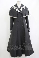画像1: Innocent World / ヴィクトリアンコートワンピース M ダークグレー/生成り H-26-06-04-006-IW-OP-NS-ZH (1)