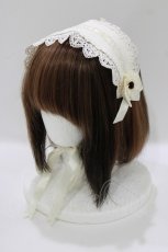 画像1: Innocent World / 小花レースヘッドドレス  アイボリー H-26-06-04-068-IW-AC-NS-ZH (1)