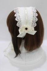画像2: Innocent World / 小花レースヘッドドレス  アイボリー H-26-06-04-068-IW-AC-NS-ZH (2)