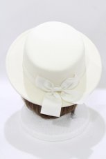 画像2: m petit by misako / サンリオキャラクターズコラボ シナモロール カンカン帽  白 H-26-06-04-079-LO-AC-NS-ZH (2)