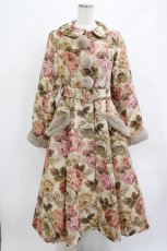 画像1: Kurumi Collaboration / TT*KRMゴブランファーコート LL ベージュ H-26-06-04-002-LO-CO-NS-ZH (1)