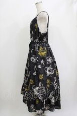 画像2: Perla nell' ostrica / Little banquet Jumper Skirt L ブラック H-26-06-04-015-LO-OP-NS-ZH (2)
