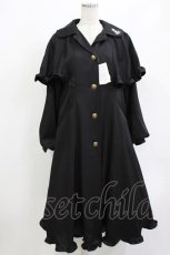 画像1: m petit by misako / TT*MSKケープコート S ブラック H-26-06-04-022-LO-CO-NS-ZH (1)