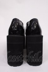 画像3: Bubbles / ダブルバックル厚底シューズ 38/23.5~24.0cm ブラック H-26-06-05-044-CA-SH-NS-ZH (3)