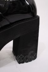 画像4: Bubbles / ダブルバックル厚底シューズ 38/23.5~24.0cm ブラック H-26-06-05-044-CA-SH-NS-ZH (4)