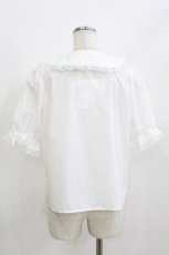 画像3: majoretty / まゆろん/ブラウス L 白 H-26-06-05-1030-LO-BL-NS-ZH (3)